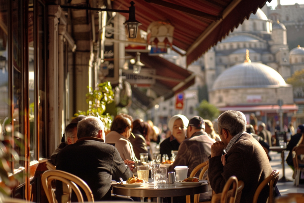 Establecimientos para comer en Estambul, Turquía